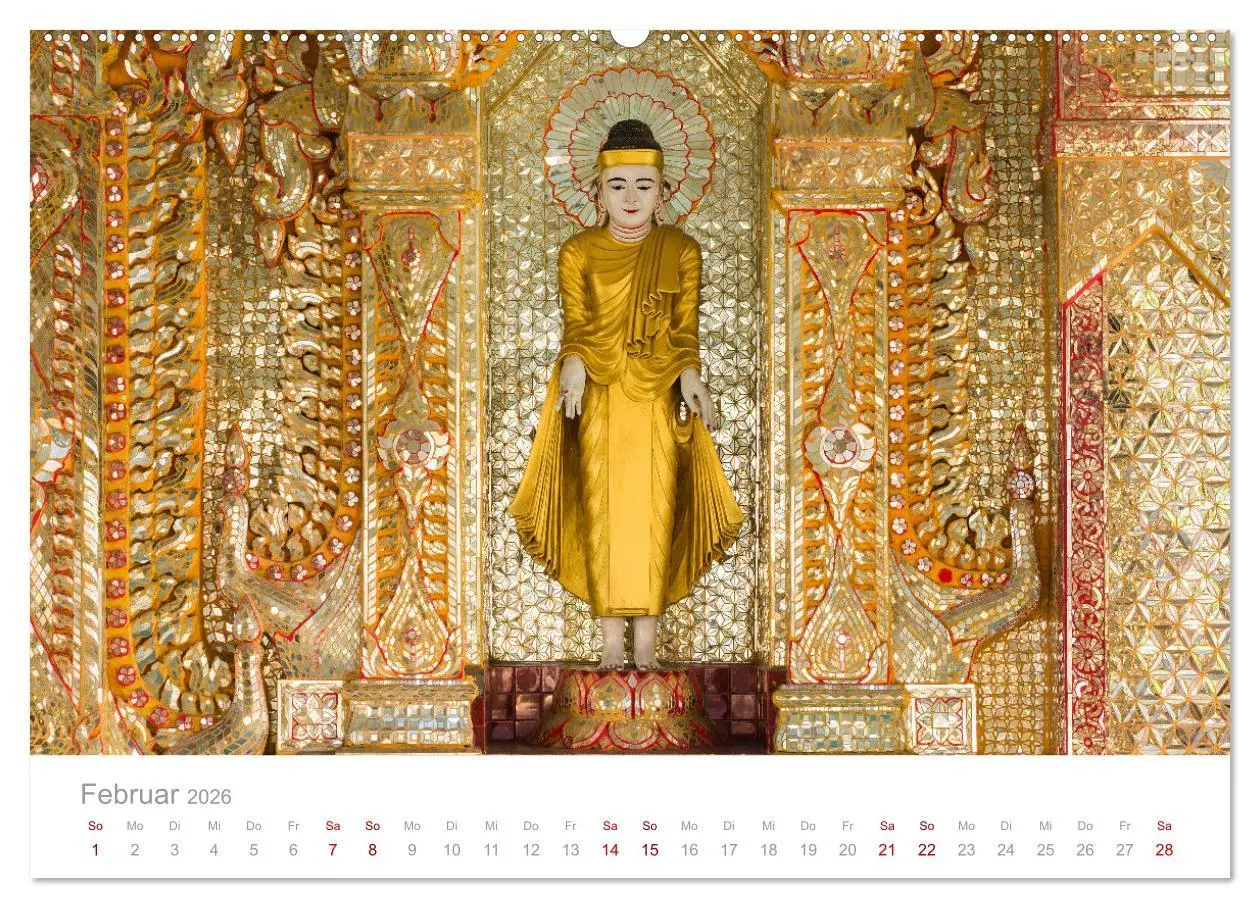 Bild: 9783457576892 | BUDDHA - Im Reich der Achtsamkeit (Wandkalender 2026 DIN A2 quer),...
