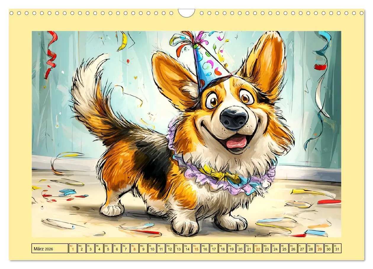Bild: 9783516596892 | Lustige Corgis. Niedliche Cartoons von glücklichen Hunden...