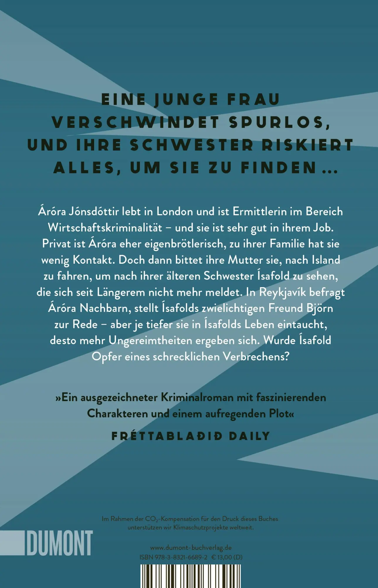 Rückseite: 9783832166892 | Höllenkalt | Ein Island-Krimi | Lilja Sigurðardóttir | Taschenbuch