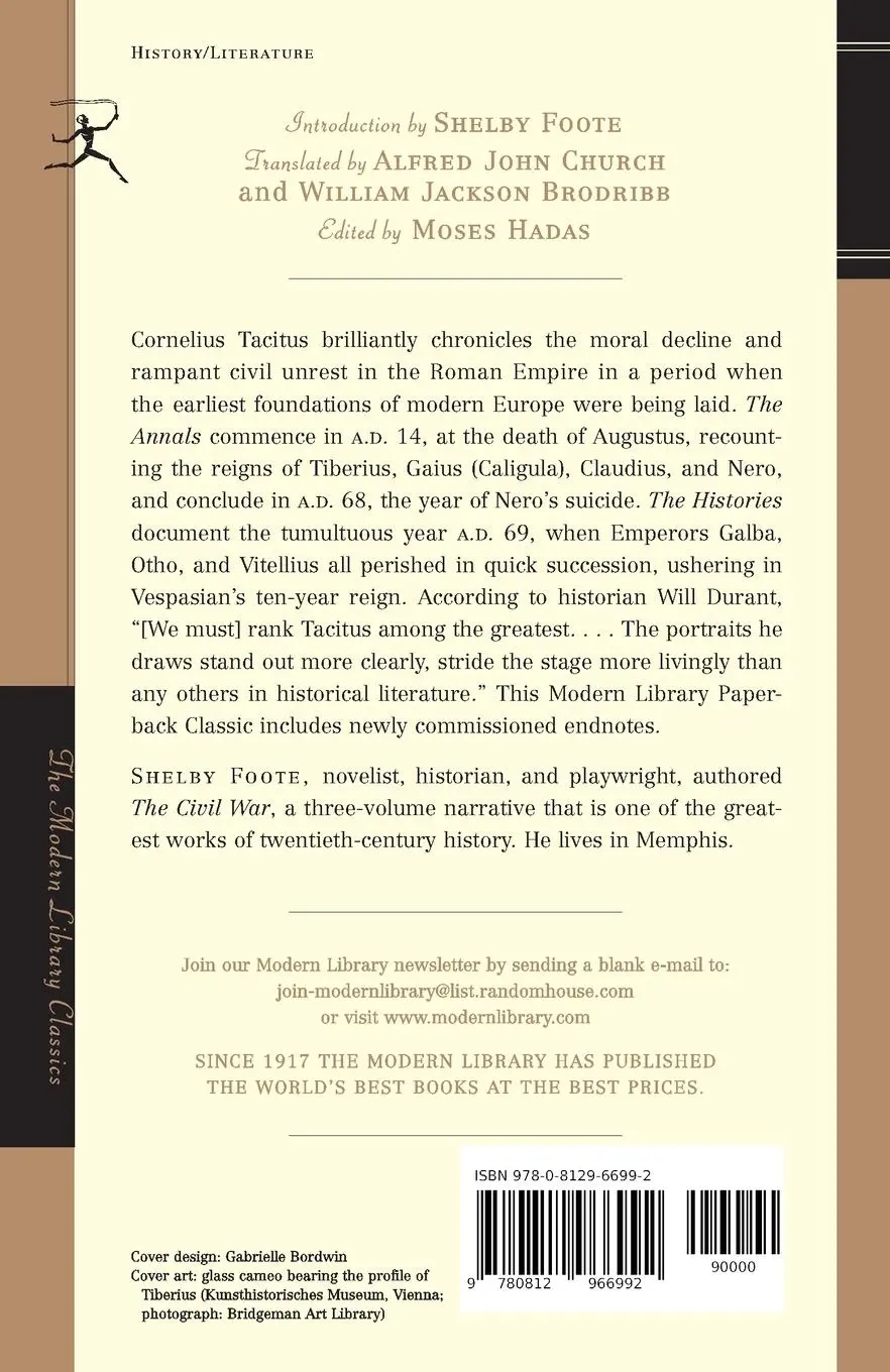 Rückseite: 9780812966992 | The Annals &amp; The Histories | Tacitus | Taschenbuch | Englisch | 2003