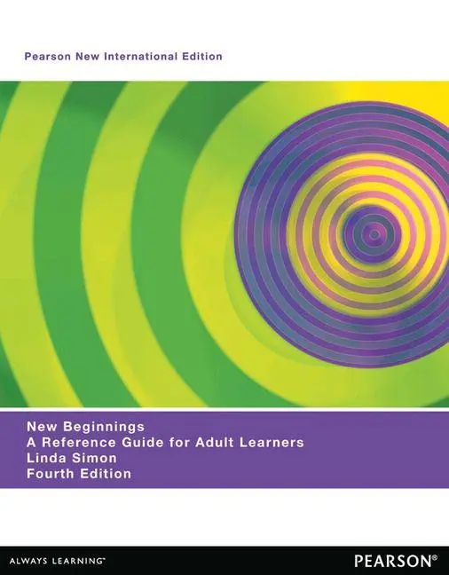 Cover: 9781292026992 | New Beginnings: A Reference Guide for Adult Learners | Linda Simon