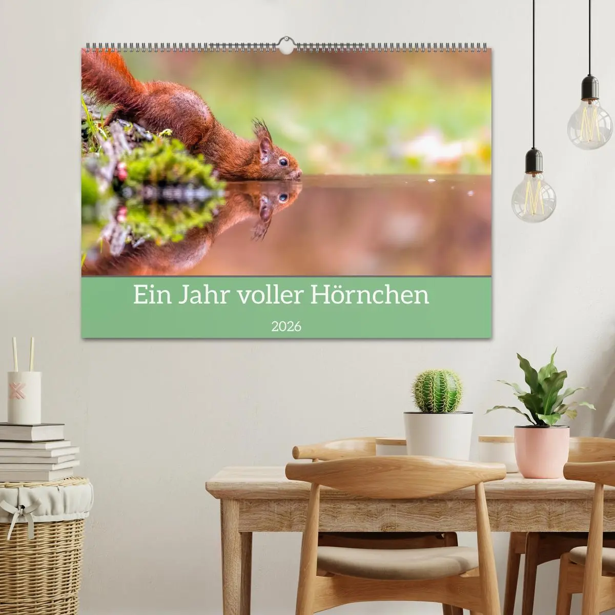 Bild: 9783457566992 | Ein Jahr voller Hörnchen (Wandkalender 2026 DIN A2 quer), CALVENDO...