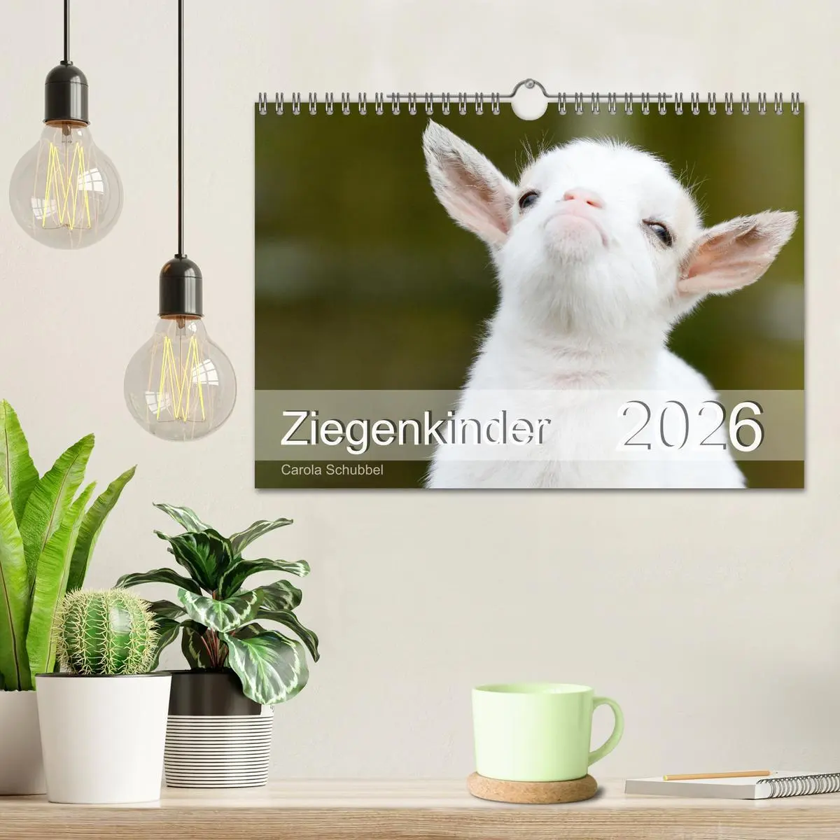 Bild: 9783457636992 | Ziegenkinder (Wandkalender 2026 DIN A4 quer), CALVENDO Monatskalender