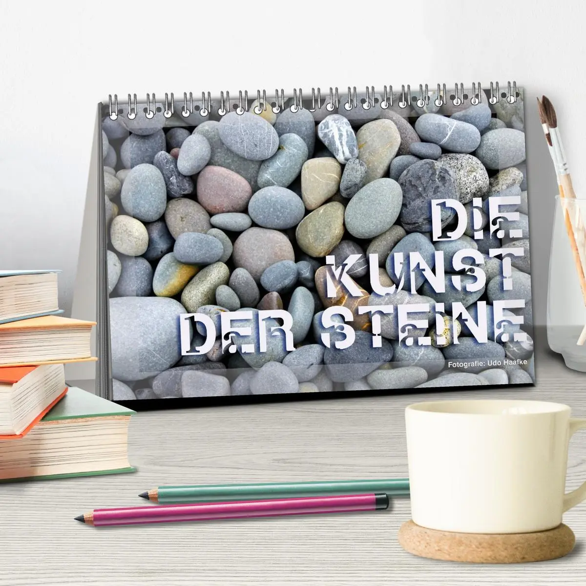 Bild: 9783516036992 | Die Kunst der Steine / 2026 (Tischkalender 2026 DIN A5 quer),...