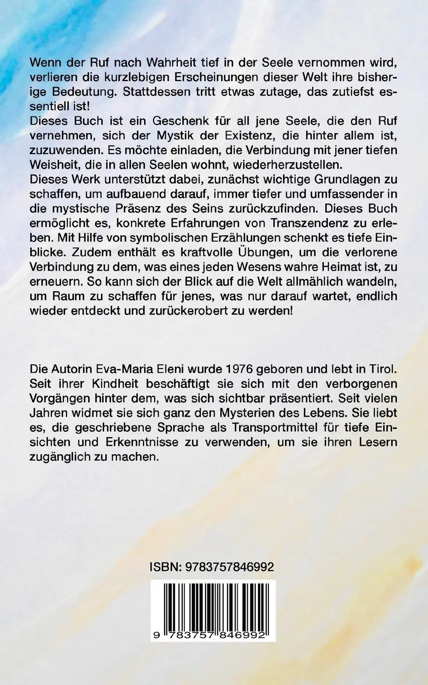 Rückseite: 9783757846992 | Der endlose Ozean des Seins | Der Weg zurück nach Hause | Eleni | Buch