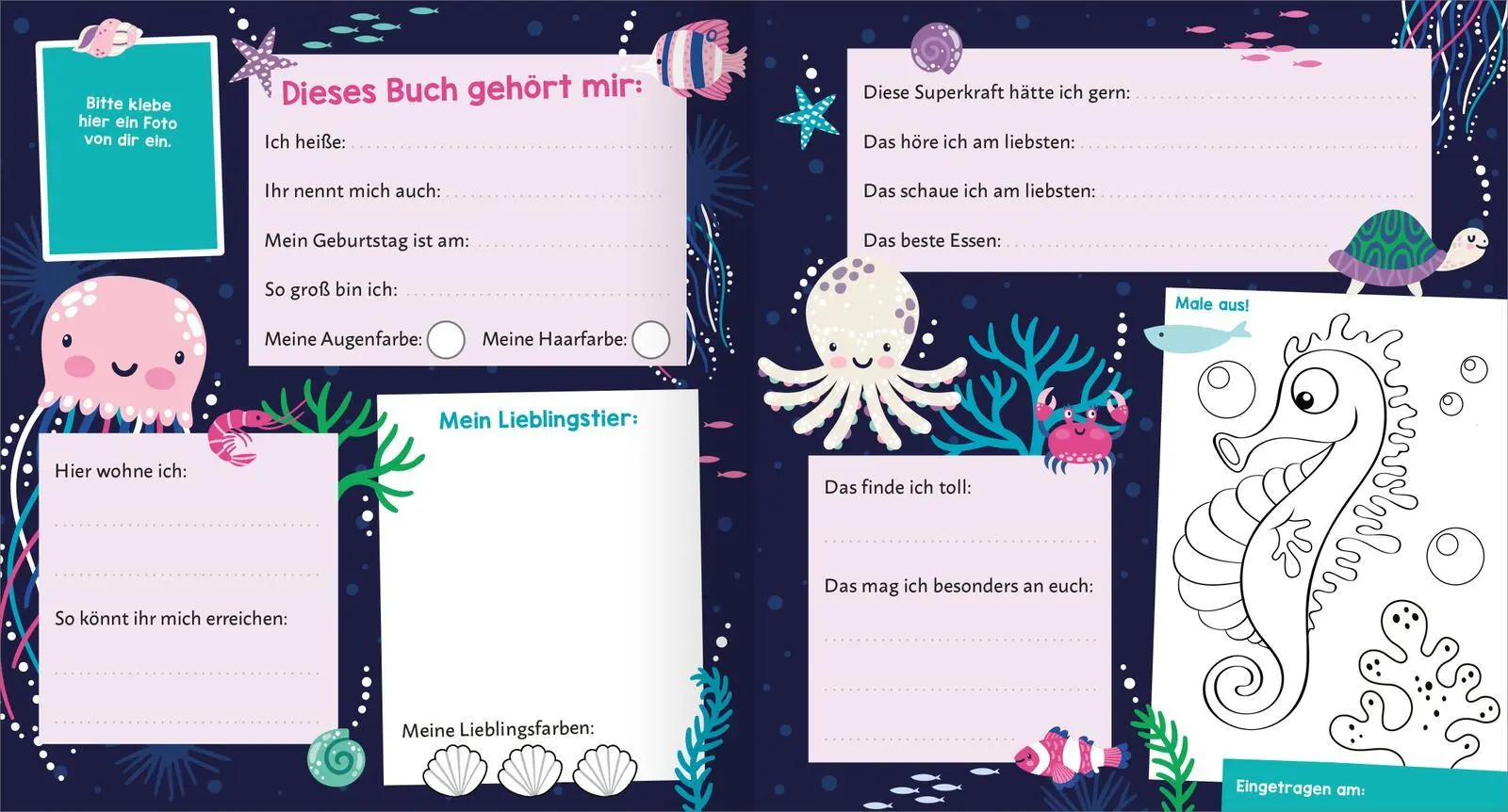 Bild: 4014489137092 | Meine Freunde - Meer | Buch | 64 S. | Deutsch | 2025 | arsEdition GmbH
