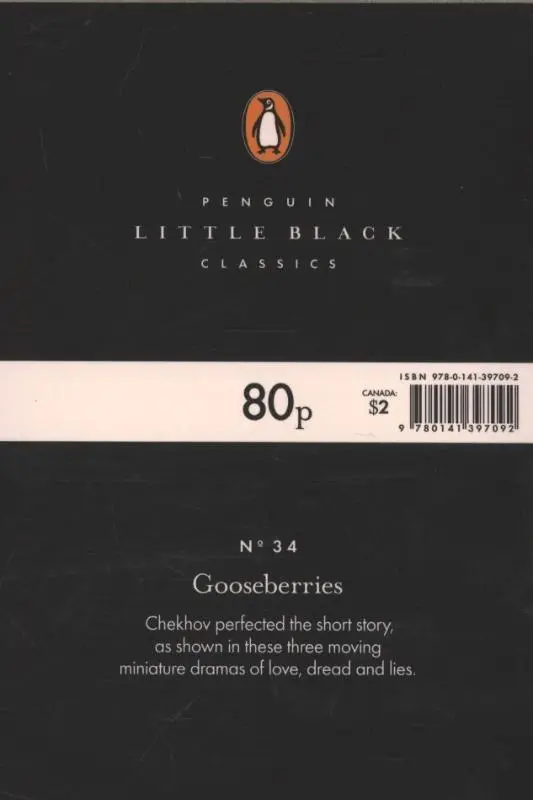 Rückseite: 9780141397092 | Gooseberries | Anton Chekhov | Taschenbuch | Englisch | 2015