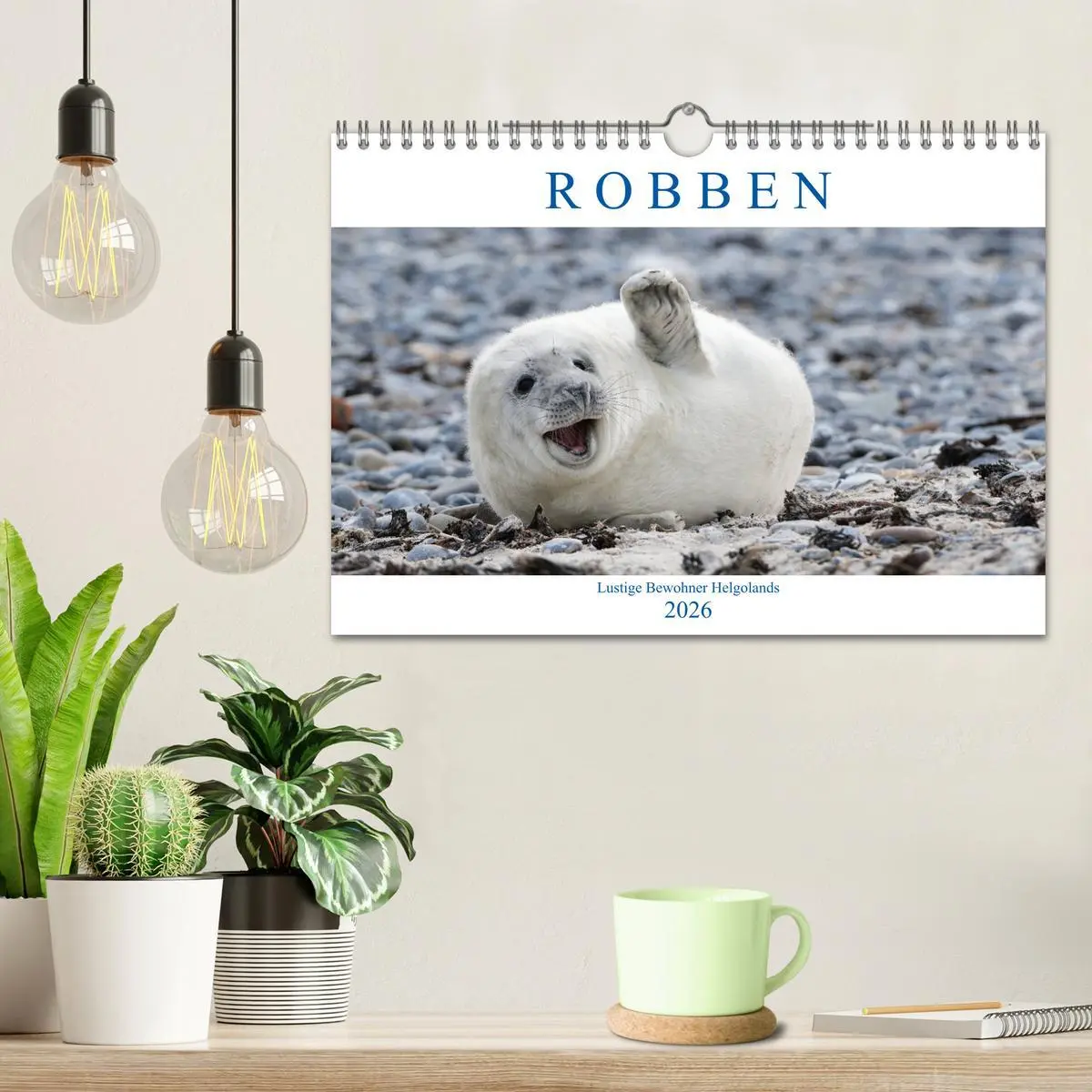 Bild: 9783457837092 | Robben - Lustige Bewohner Helgolands (Wandkalender 2026 DIN A4...
