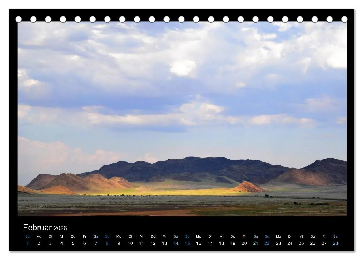 Bild: 9783516167092 | Namibia 2026 Farben der Wüste (Tischkalender 2026 DIN A5 quer),...