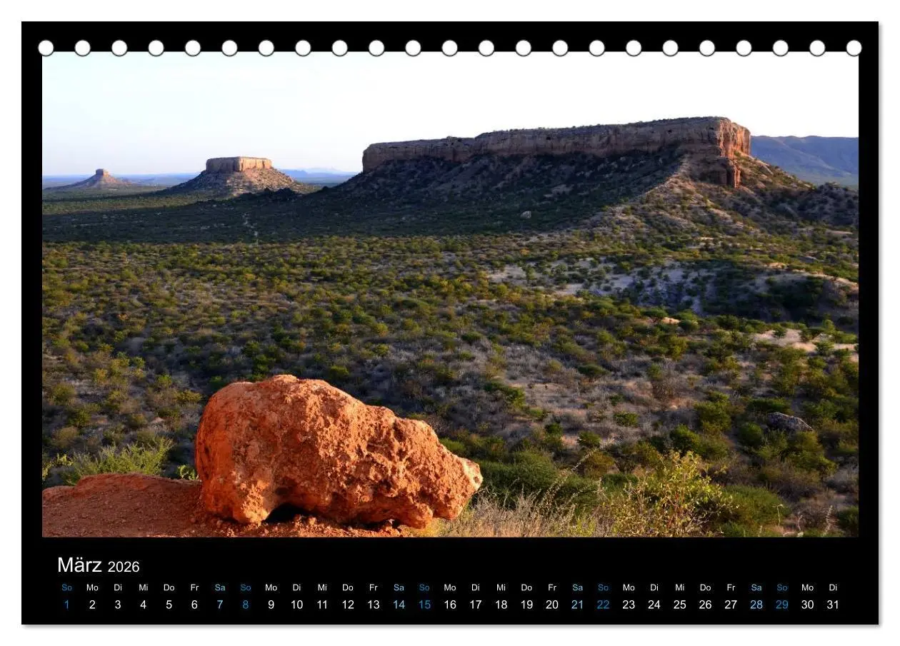 Bild: 9783516167092 | Namibia 2026 Farben der Wüste (Tischkalender 2026 DIN A5 quer),...