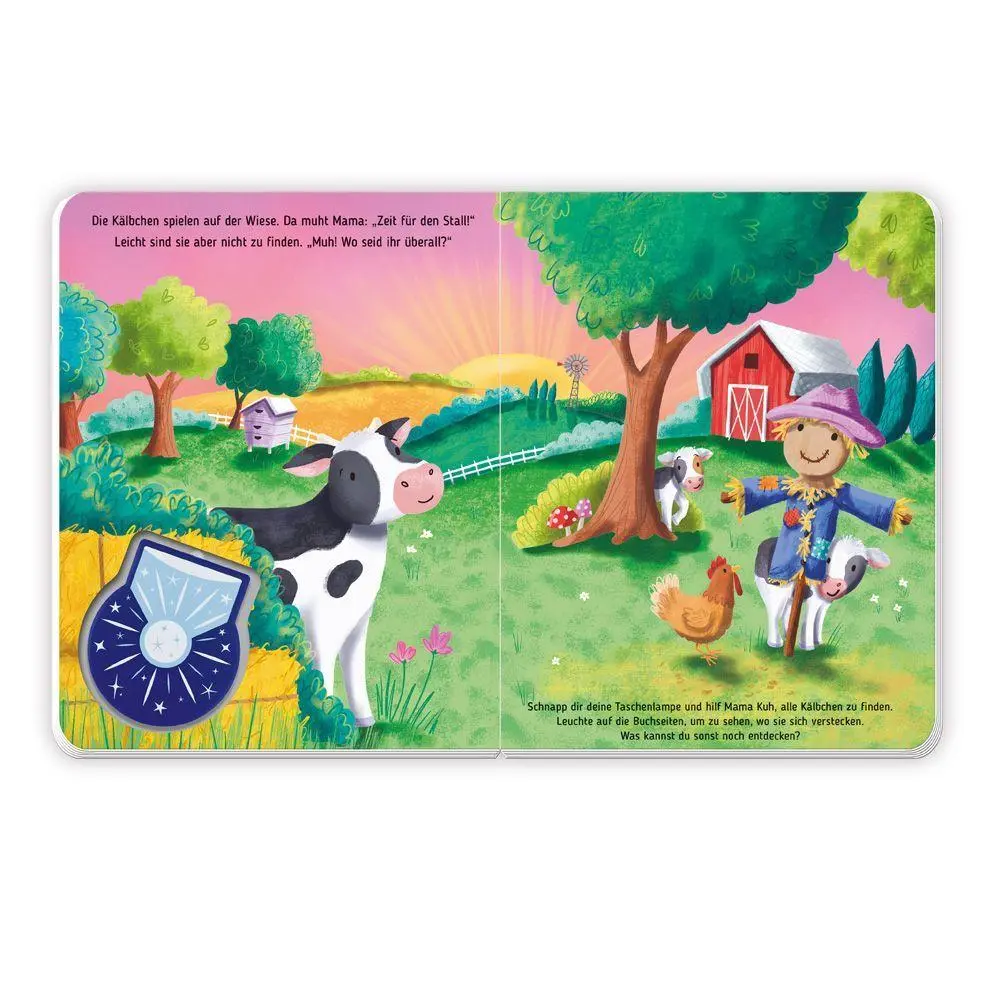 Bild: 9783988027092 | TRÖTSCH - Taschenlampenbuch Leuchte und finde Auf dem Bauernhof Ab...