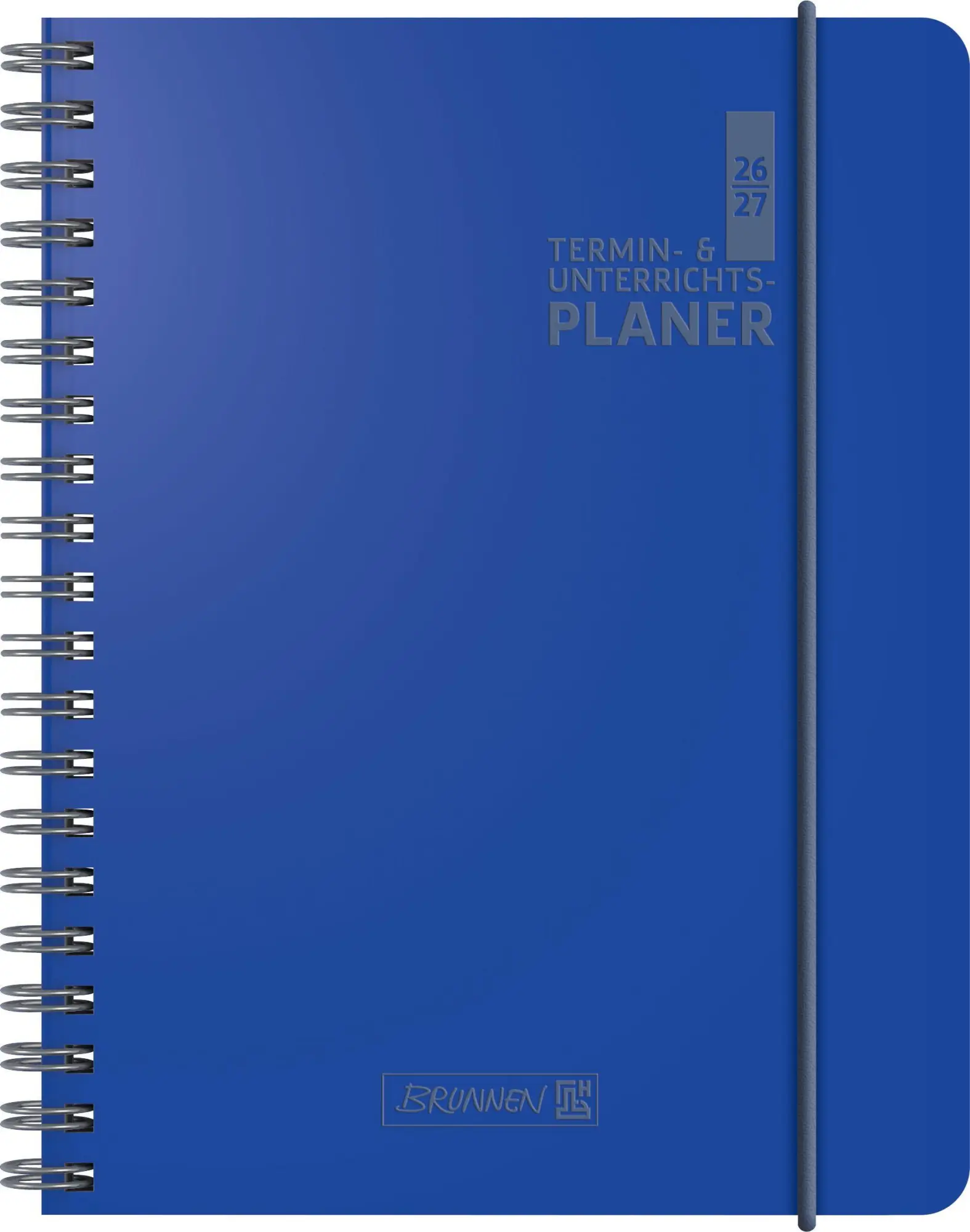 Cover: 4061947157192 | Termin- &amp; Unterrichtsplaner 2026/2027 A5, Kunststoff, blau | Buch