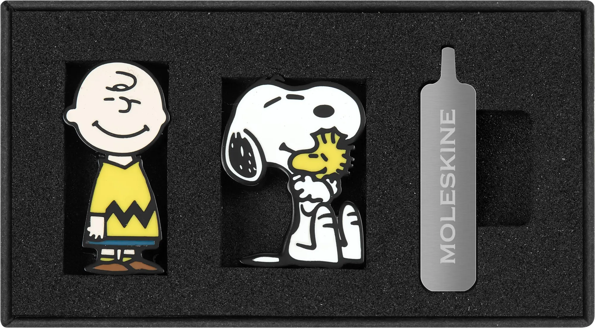 Bild: 8056999277192 | Moleskine Peanuts Bundle limitierte Ausgabe, Pins (2er Set),...