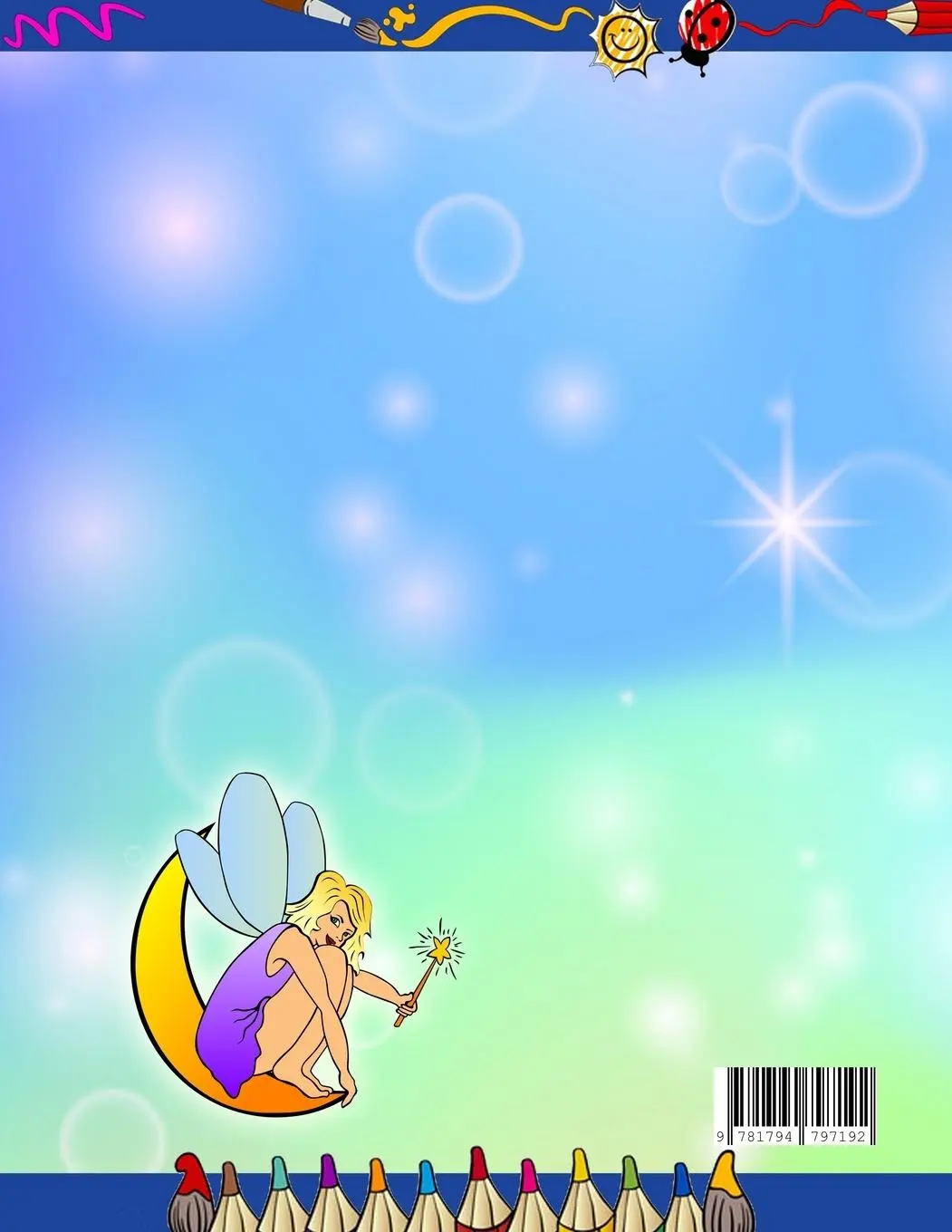 Rückseite: 9781794797192 | Magic Enchanted Fairies Coloring Book for Kids | Jasmine Taylor | Buch