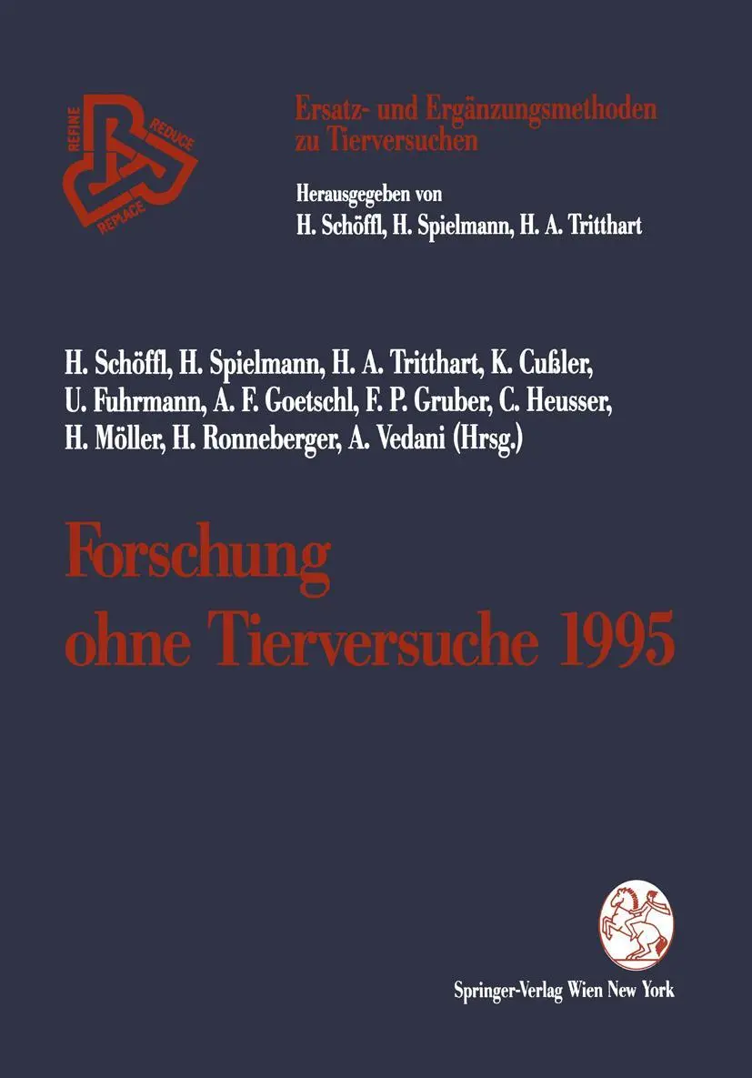 Cover: 9783211827192 | Forschung ohne Tierversuche 1995 | Harald Schöffl (u. a.) | Buch | xvi