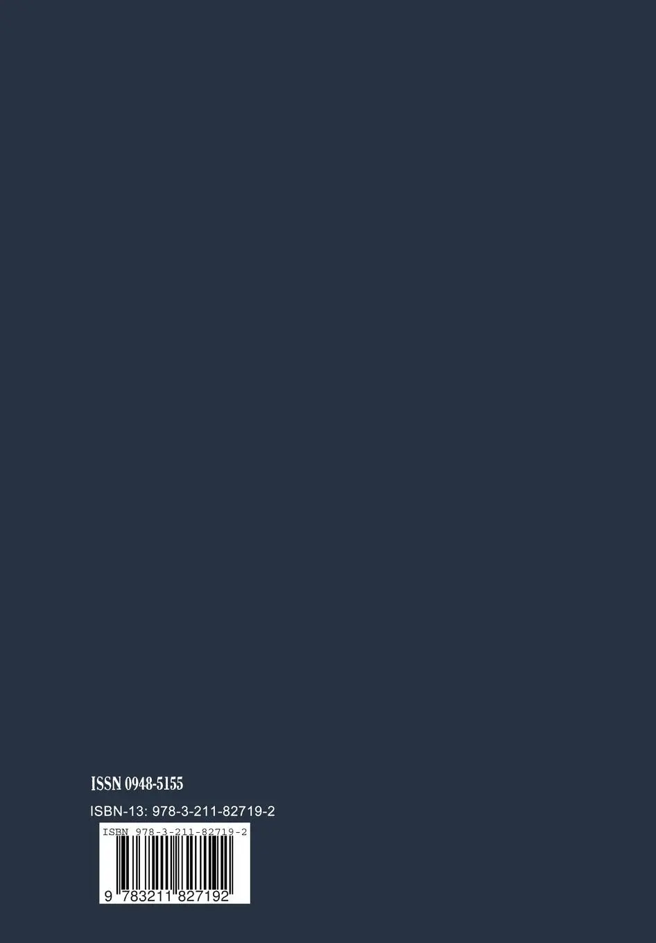 Rückseite: 9783211827192 | Forschung ohne Tierversuche 1995 | Harald Schöffl (u. a.) | Buch | xvi