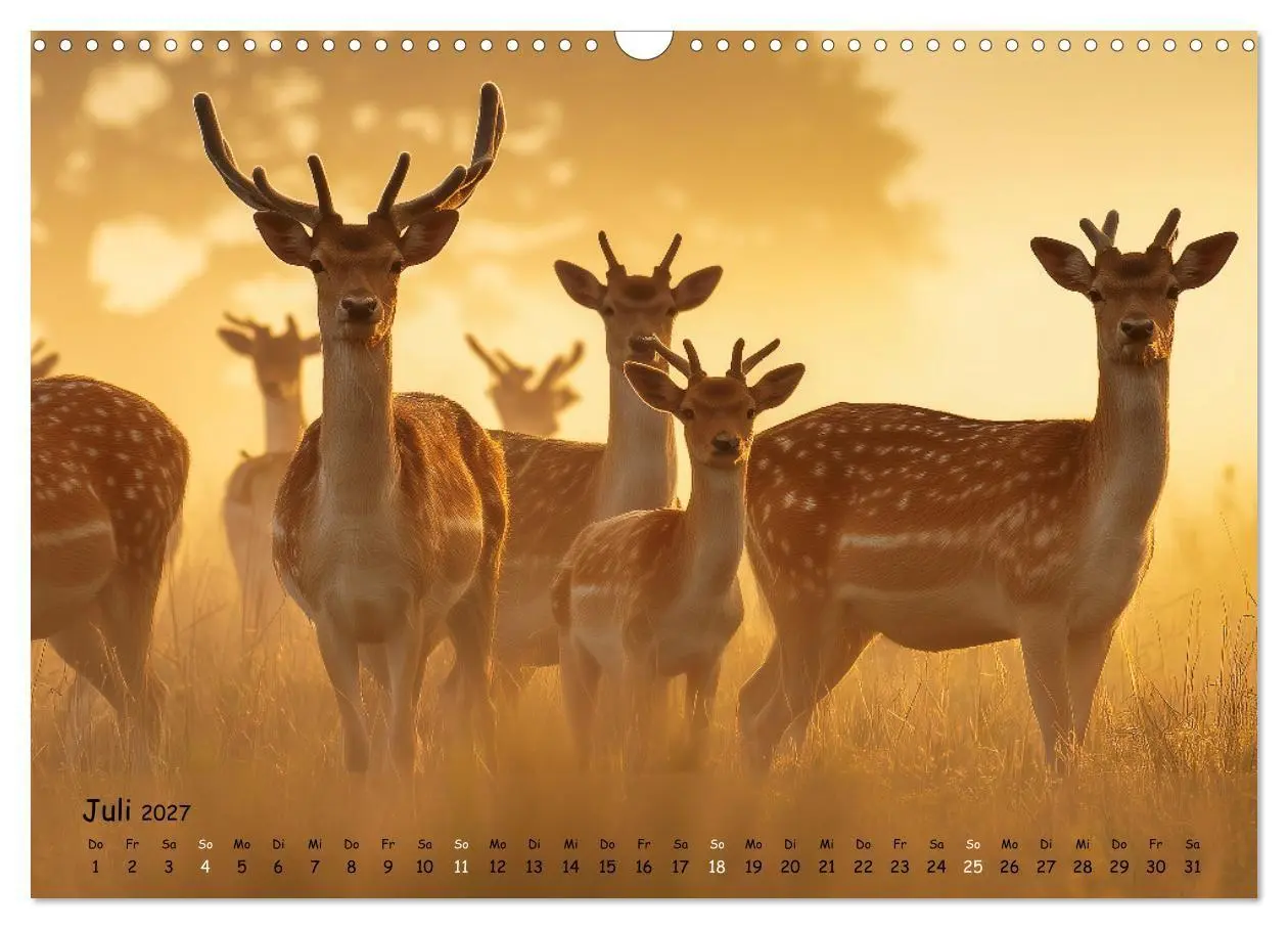 Bild: 9783516847192 | Jagd und Natur - Kalender für Jäger mit Wildtieren Deutschlands im...