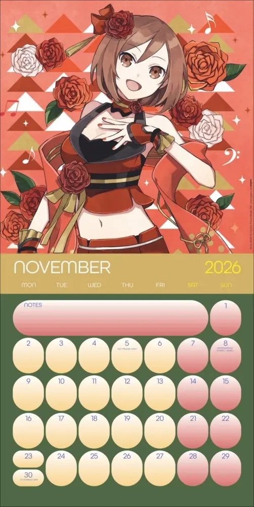 Bild: 9783840197192 | Hatsune Miku Broschurkalender 2026 | Kalender | Englisch | 2026