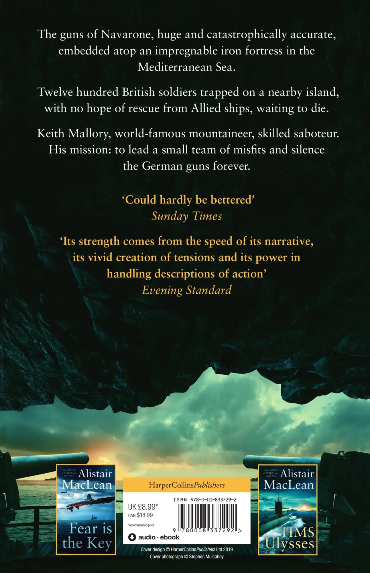 Rückseite: 9780008337292 | The Guns of Navarone | Alistair Maclean | Taschenbuch | Englisch