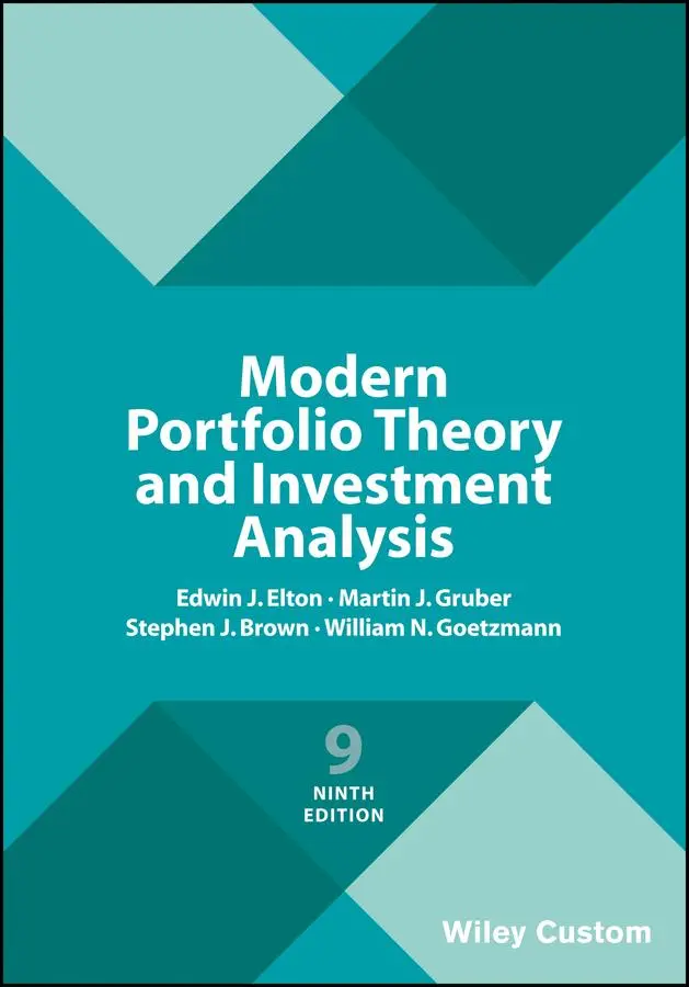 Cover: 9781119427292 | Modern Portfolio Theory and Investment Analysis | Elton (u. a.) | Buch