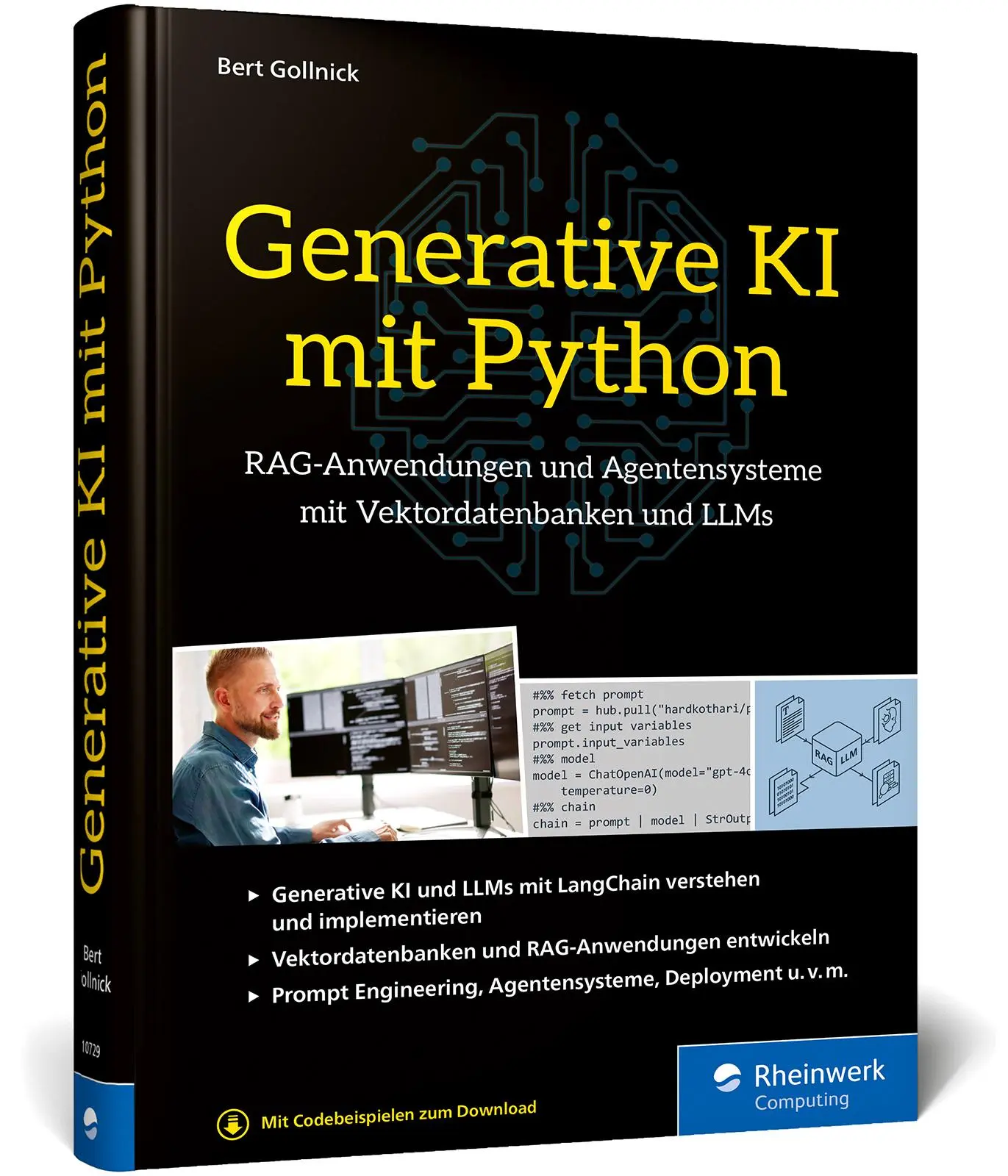 Cover: 9783367107292 | Generative KI mit Python | Bert Gollnick | Buch | 447 S. | Deutsch