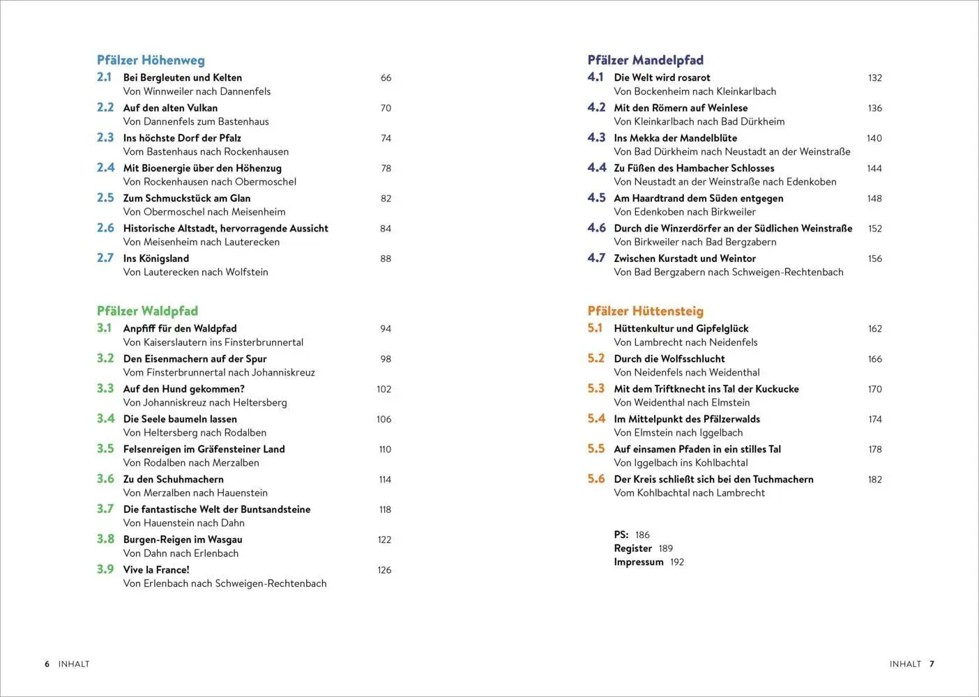 Bild: 9783734327292 | Fernwanderwege Pfalz | Melanie Müller | Taschenbuch | 192 S. | Deutsch