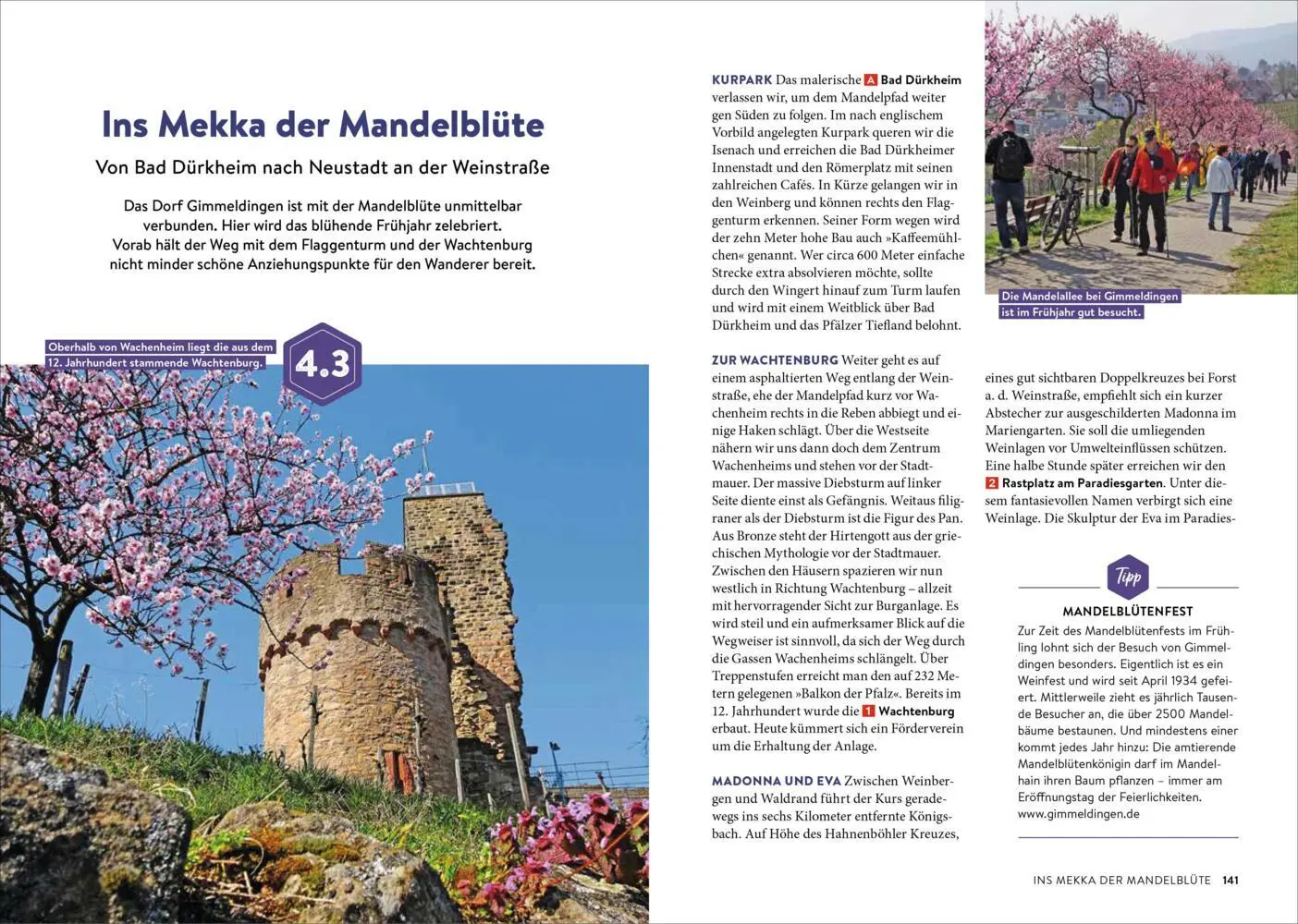 Bild: 9783734327292 | Fernwanderwege Pfalz | Melanie Müller | Taschenbuch | 192 S. | Deutsch