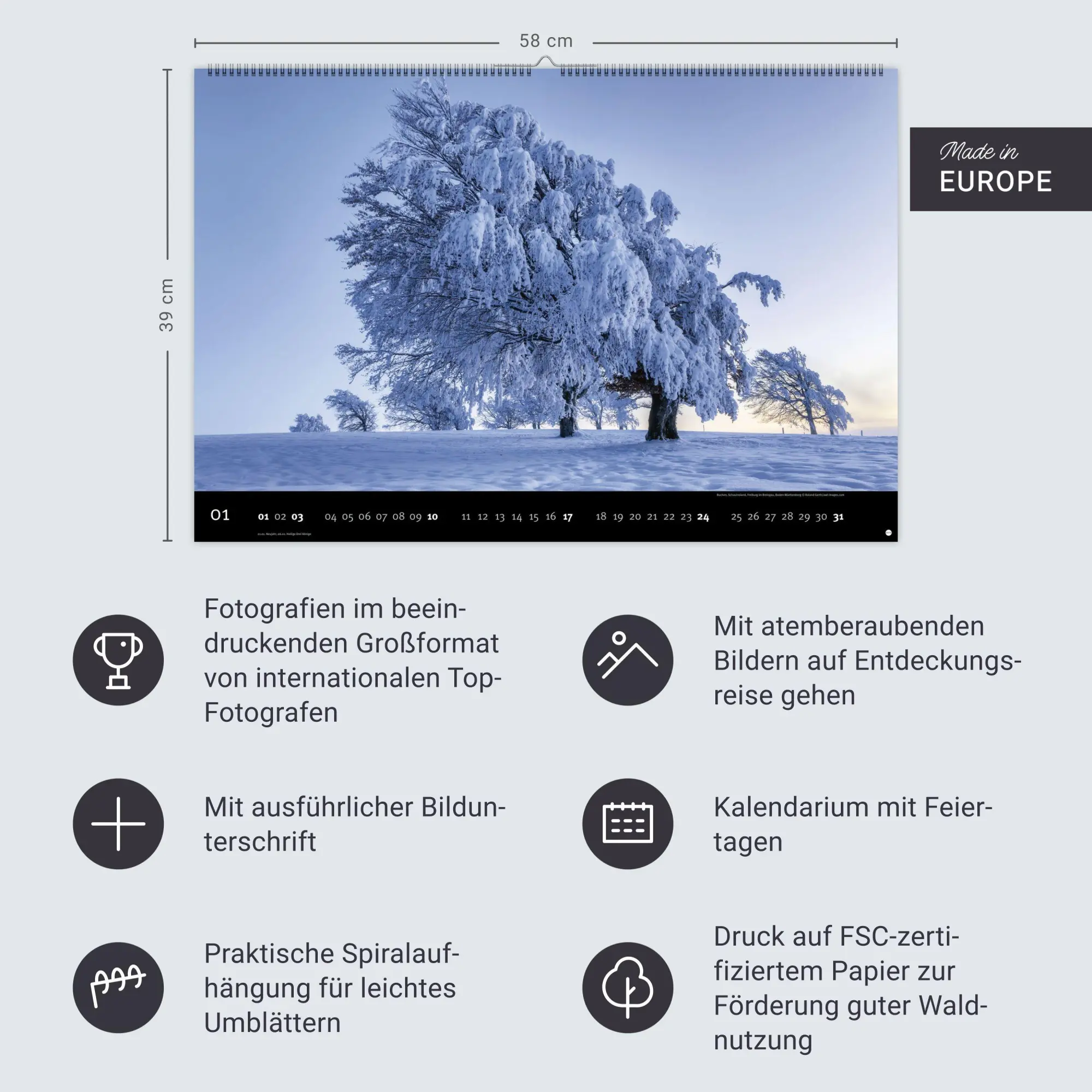 Bild: 9783756417292 | Deutschlands Naturparadiese Kalender 2027 - Edition Alexander von...