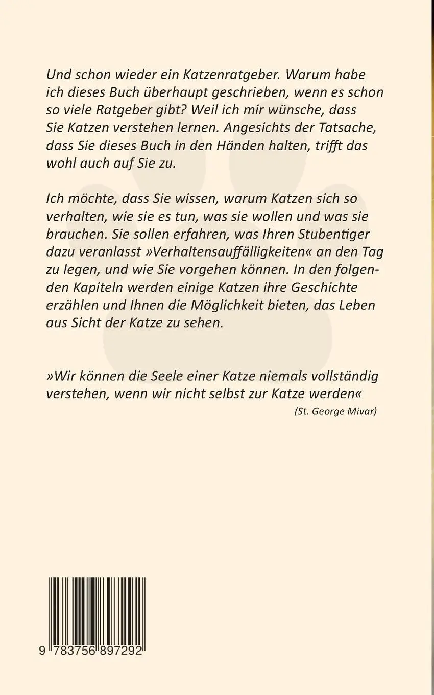 Rückseite: 9783756897292 | Katzen-Gedanken | Nicky Deschler | Taschenbuch | 142 S. | Deutsch