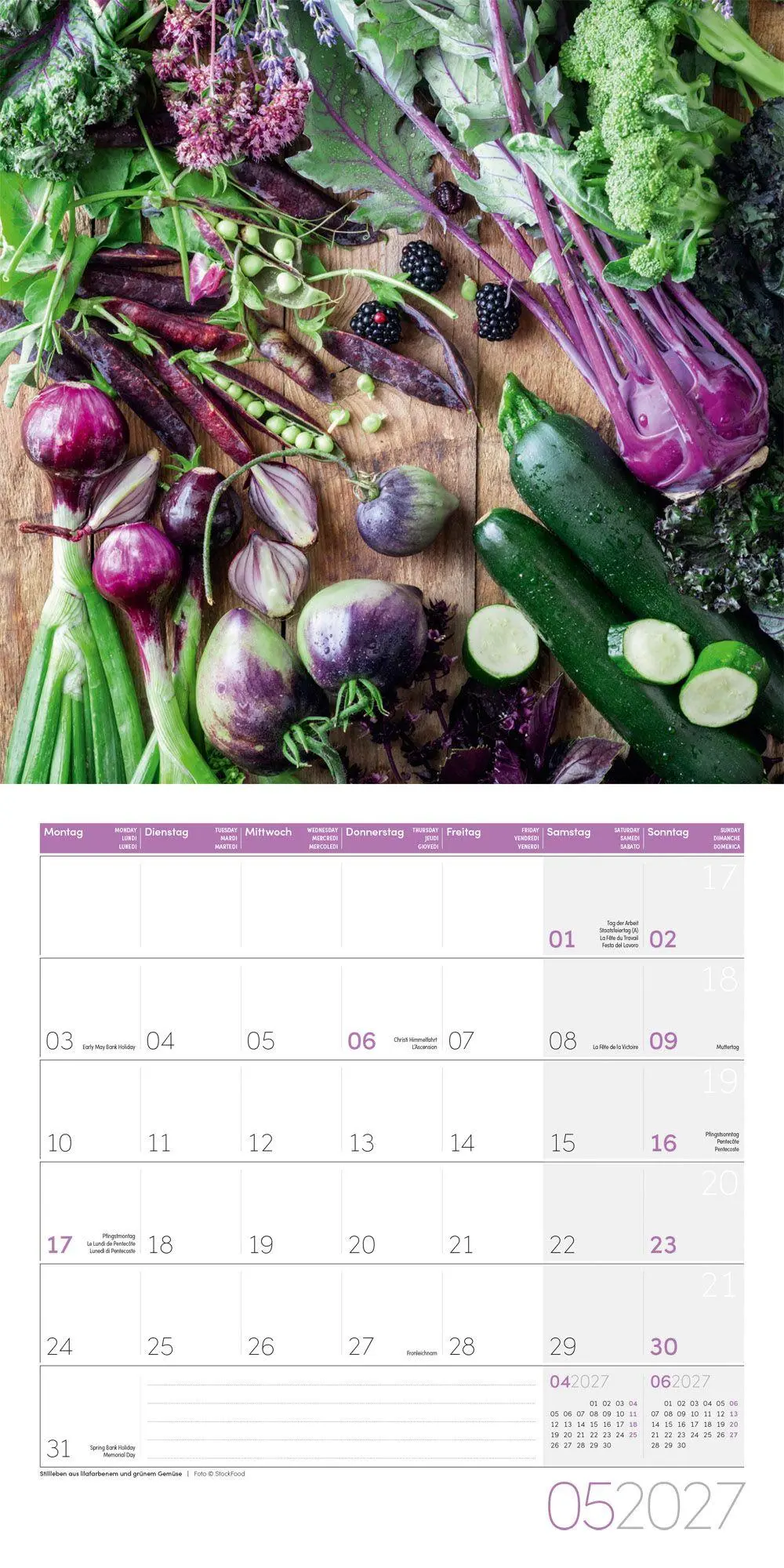 Bild: 9783838447292 | Food Kalender 2027 - 30x30 - Art12 | Ackermann Kunstverlag GmbH | 2027