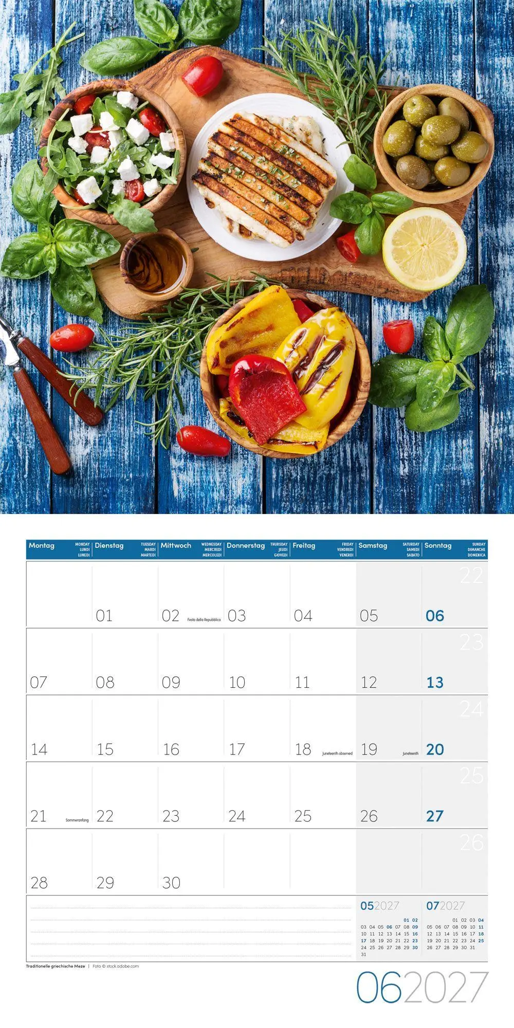 Bild: 9783838447292 | Food Kalender 2027 - 30x30 - Art12 | Ackermann Kunstverlag GmbH | 2027