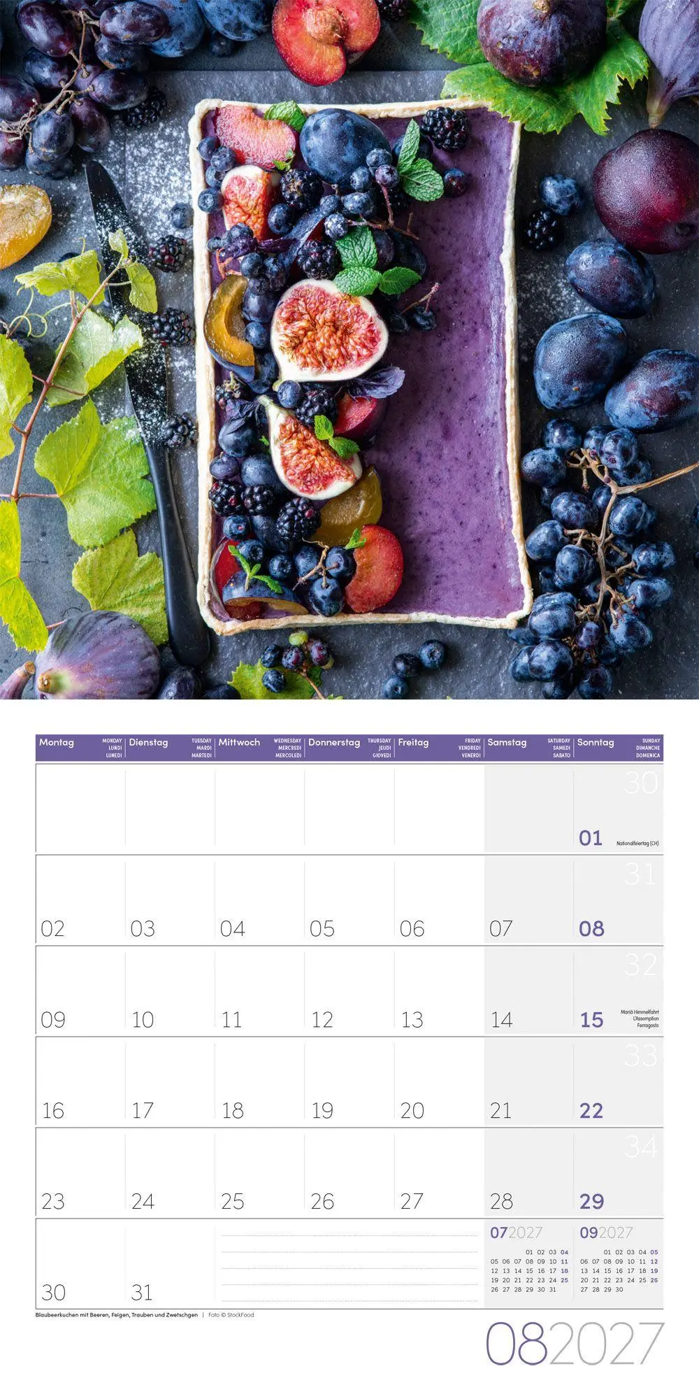 Bild: 9783838447292 | Food Kalender 2027 - 30x30 - Art12 | Ackermann Kunstverlag GmbH | 2027