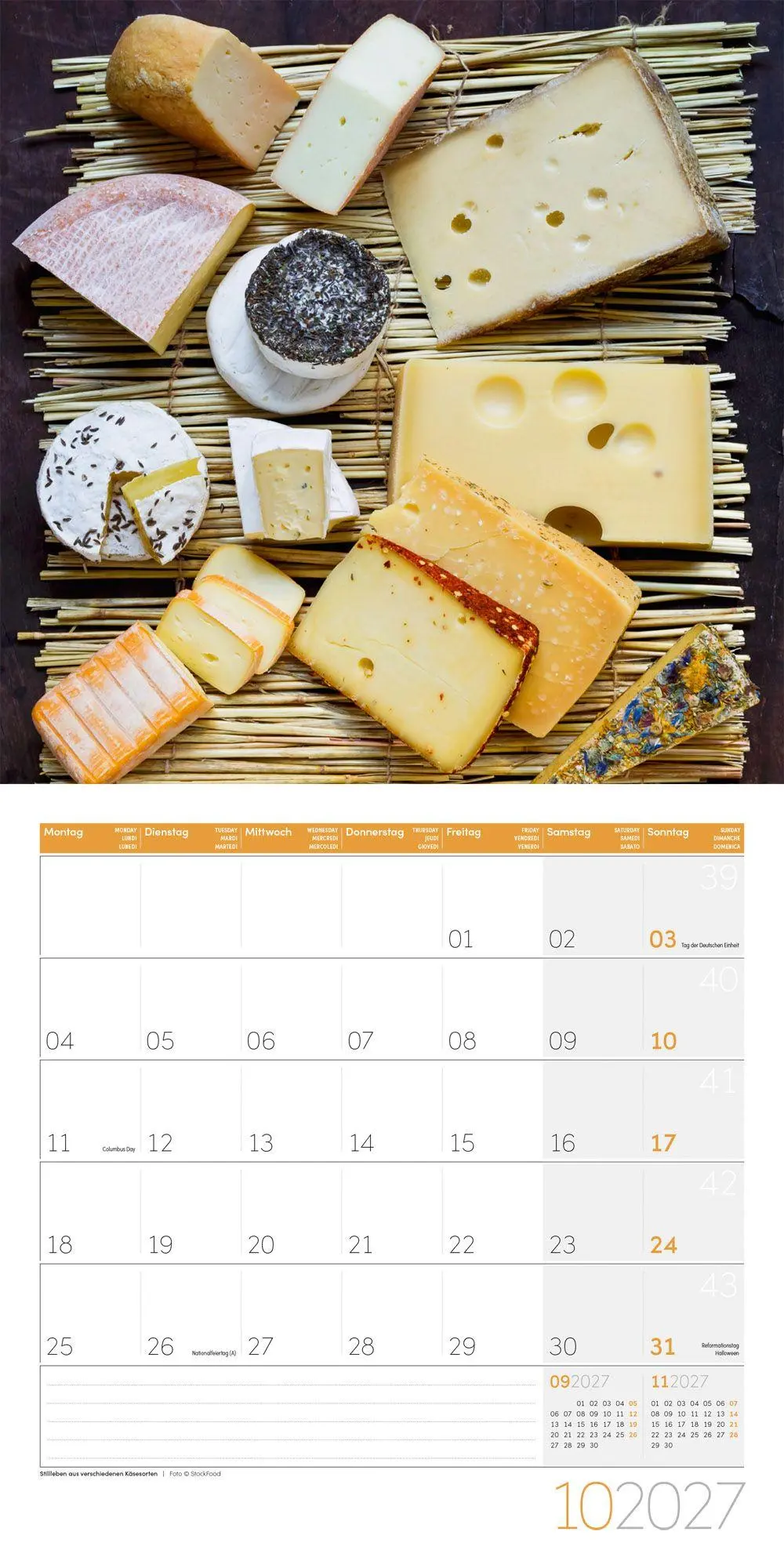 Bild: 9783838447292 | Food Kalender 2027 - 30x30 - Art12 | Ackermann Kunstverlag GmbH | 2027