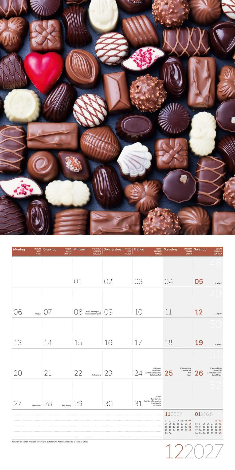 Bild: 9783838447292 | Food Kalender 2027 - 30x30 - Art12 | Ackermann Kunstverlag GmbH | 2027