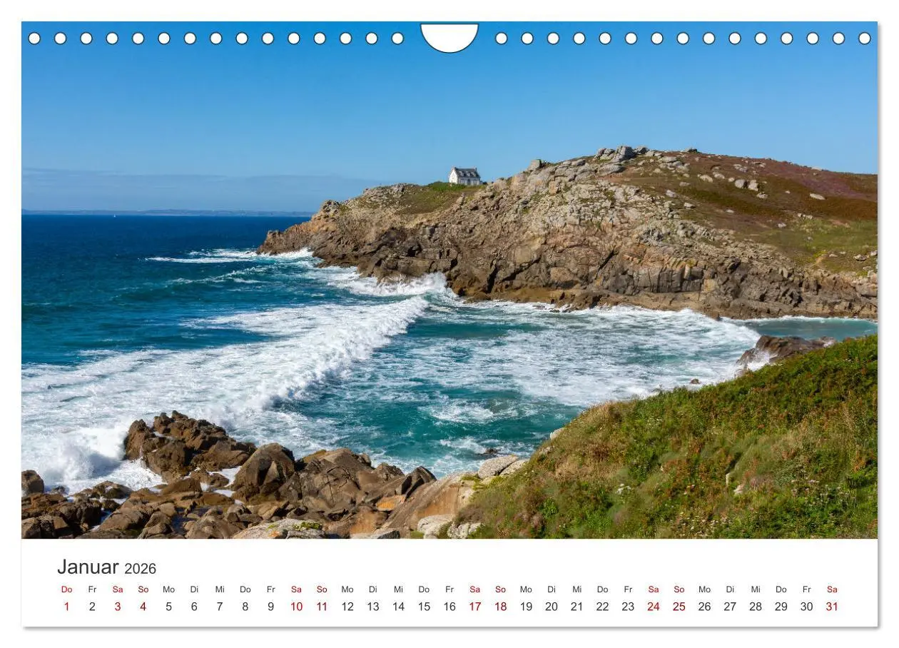 Bild: 9783457357392 | Die Bretagne - Traumpfade (Wandkalender 2026 DIN A4 quer), CALVENDO...
