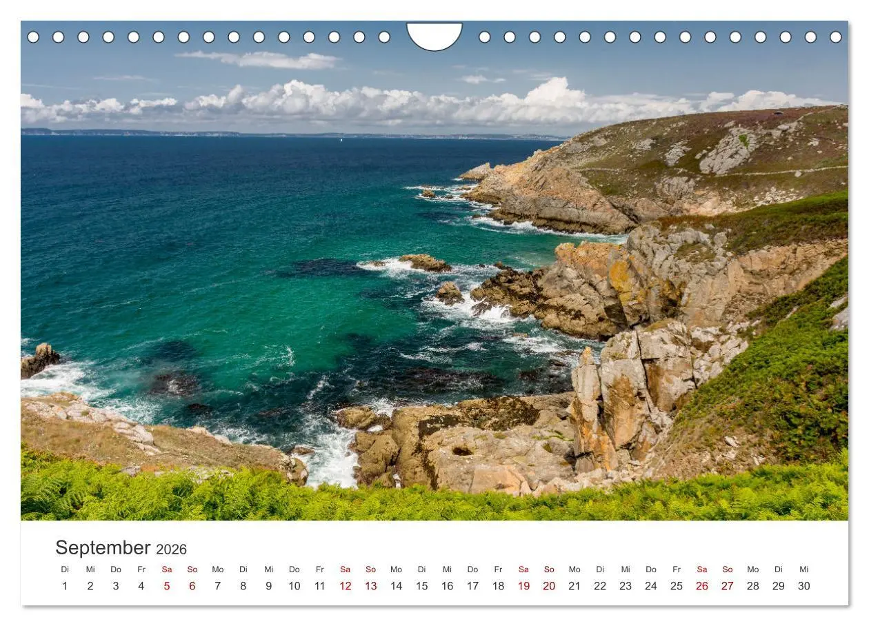 Bild: 9783457357392 | Die Bretagne - Traumpfade (Wandkalender 2026 DIN A4 quer), CALVENDO...