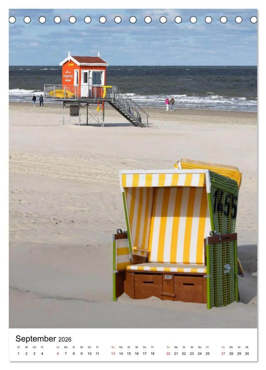 Bild: 9783516377392 | Dein Langeoog - Der besondere Blick (Tischkalender 2026 DIN A5...