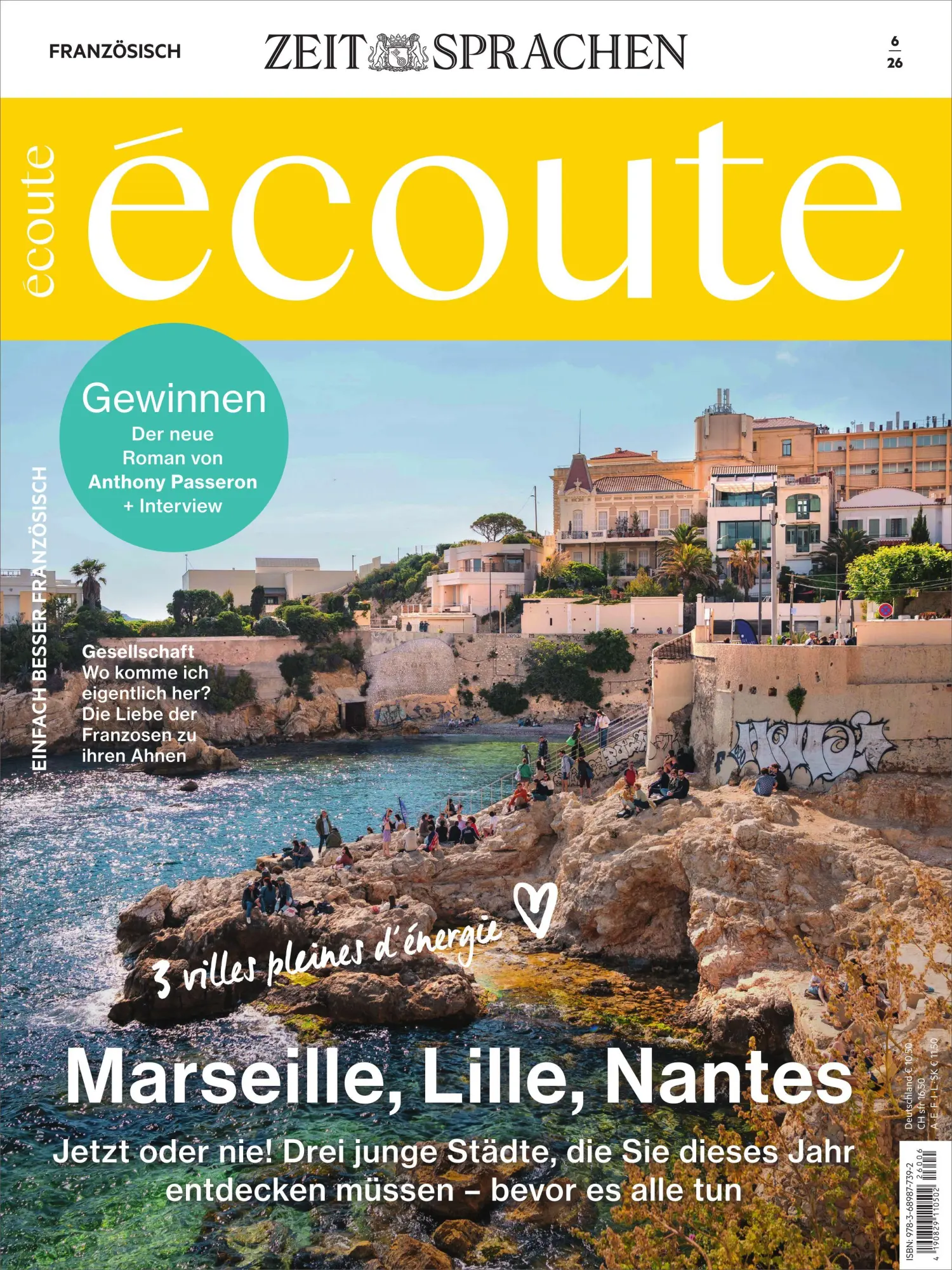 Cover: 9783689877392 | Écoute Magazin 6/26 | Marseille, Lille, Nantes. Jetzt oder nie! | GmbH