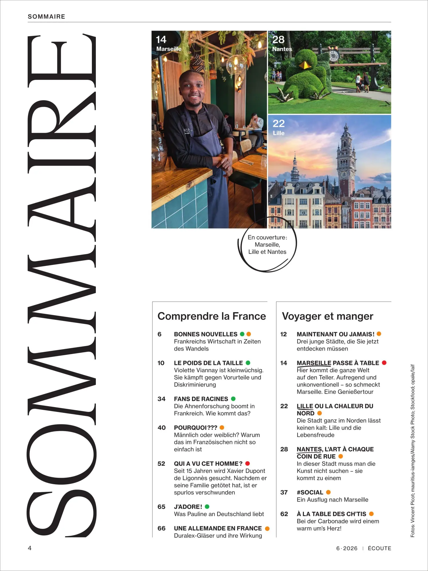 Bild: 9783689877392 | Écoute Magazin 6/26 | Marseille, Lille, Nantes. Jetzt oder nie! | GmbH