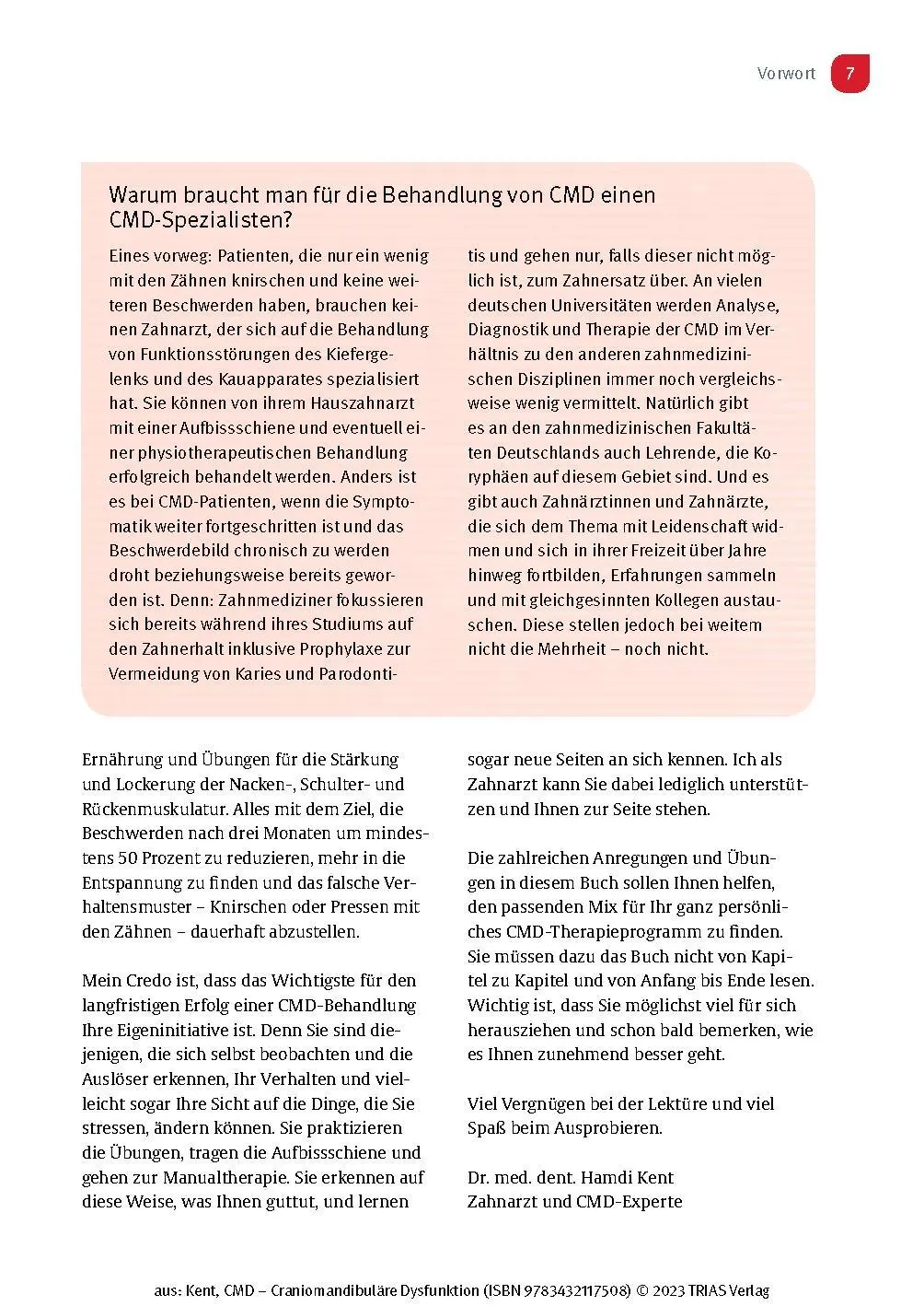 Bild: 9783432117492 | CMD - Craniomandibuläre Dysfunktion | Hamdi Kent | Taschenbuch | 2023