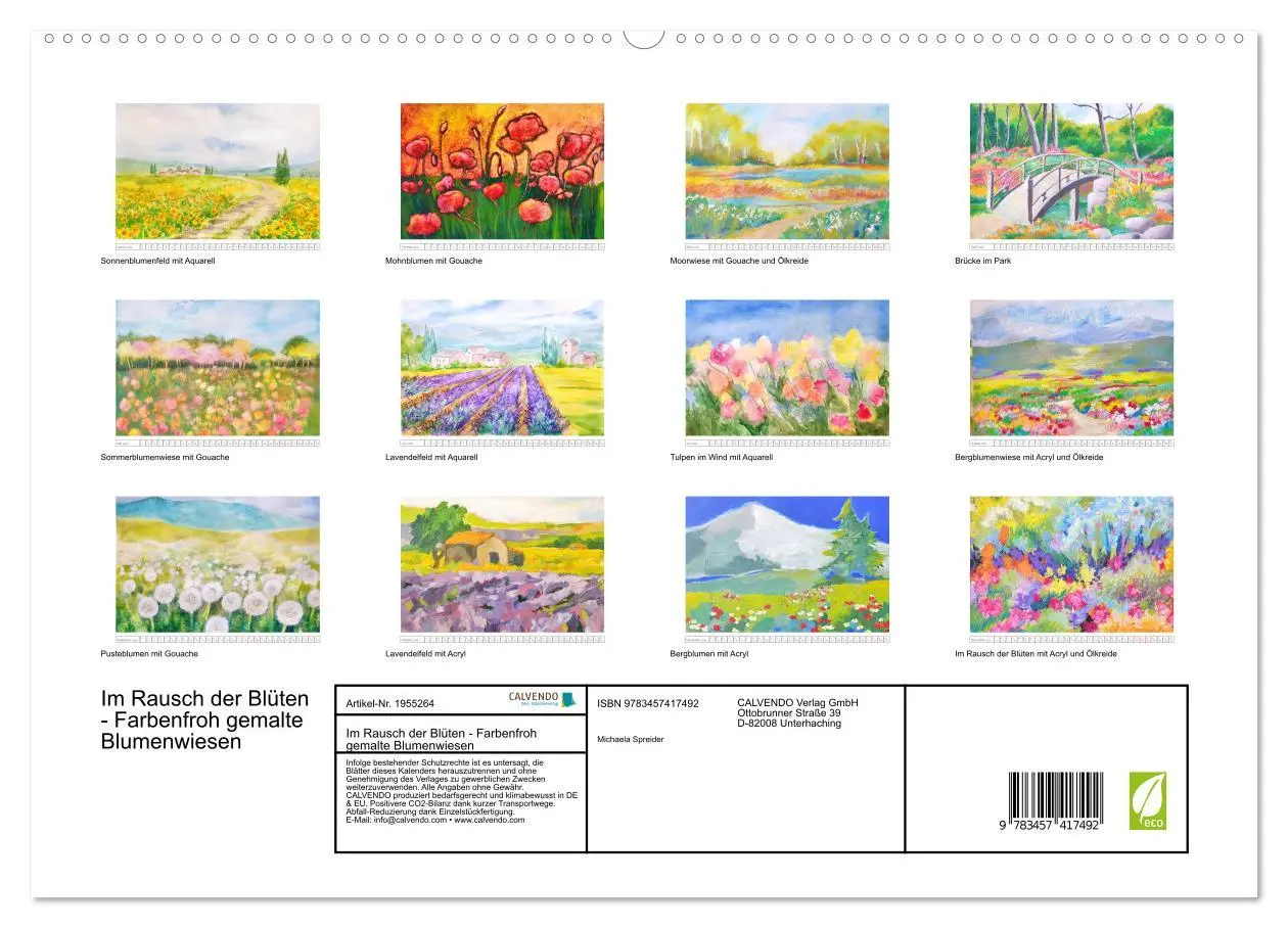 Bild: 9783457417492 | Im Rausch der Blüten - Farbenfroh gemalte Blumenwiesen...