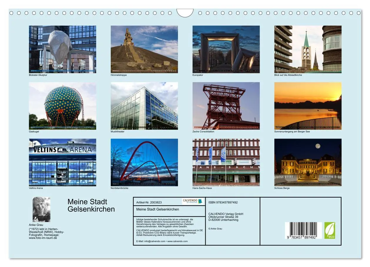 Bild: 9783457897492 | Meine Stadt Gelsenkirchen (Wandkalender 2026 DIN A3 quer), CALVENDO...