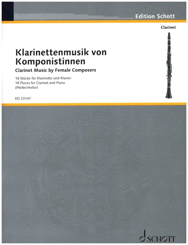 Cover: 9790001207492 | Klarinettenmusik von Komponistinnen | Broschüre | Buch | Deutsch