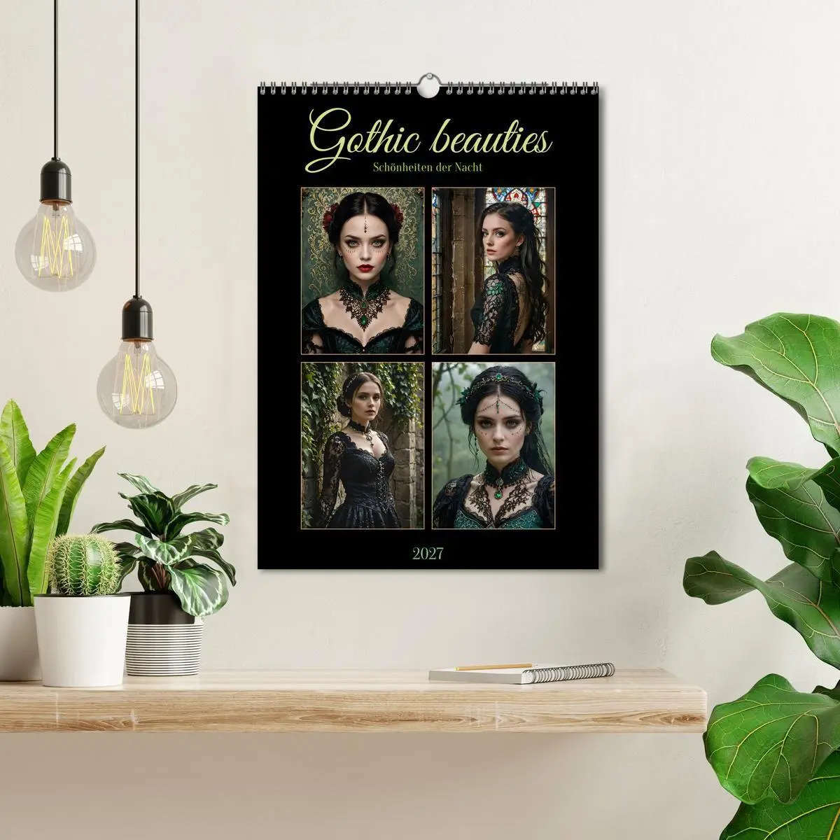 Bild: 9783569067592 | Gothic beauties - Schönheiten der Nacht (Wandkalender 2027 DIN A3...