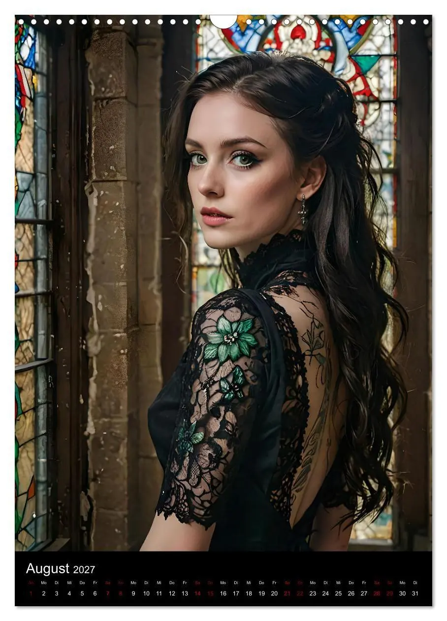 Bild: 9783569067592 | Gothic beauties - Schönheiten der Nacht (Wandkalender 2027 DIN A3...
