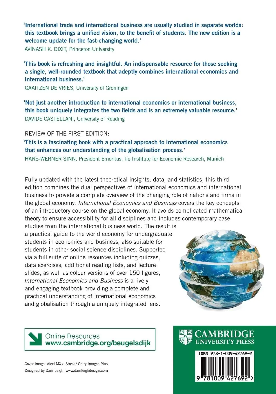 Rückseite: 9781009427692 | International Economics and Business | Sjoerd Beugelsdijk (u. a.)