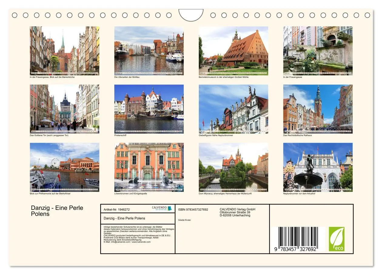 Bild: 9783457327692 | Danzig - Eine Perle Polens (Wandkalender 2026 DIN A4 quer),...