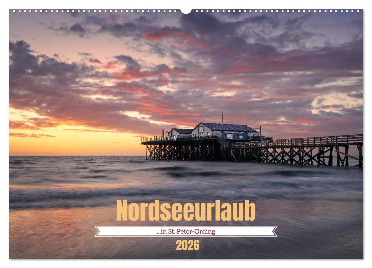 Cover: 9783457497692 | Nordseeurlaub in St. Peter-Ording (Wandkalender 2026 DIN A2 quer),...