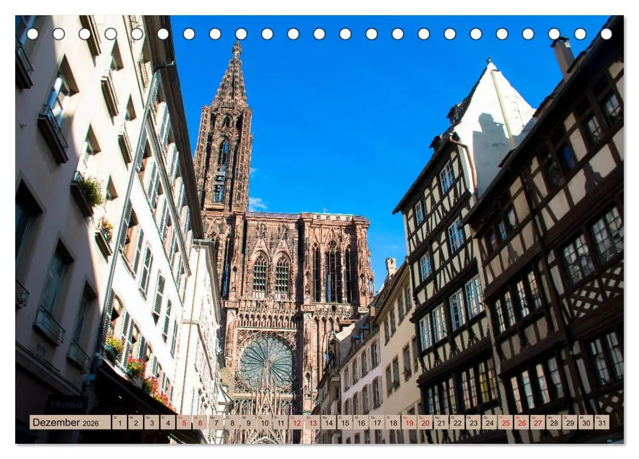 Bild: 9783457877692 | Zauberhaftes Straßburg (Tischkalender 2026 DIN A5 quer), CALVENDO...