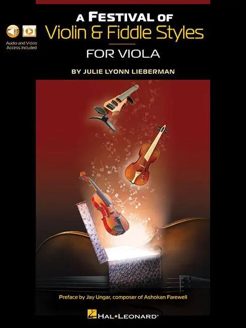 Cover: 9781540057792 | A Festival of Violin &amp; Fiddle Styles for Viola | Julie Lyonn Lieberman